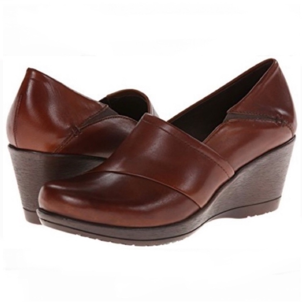 Dansko Rosaline Wedge‎ Heel 37 Chestnut Brown